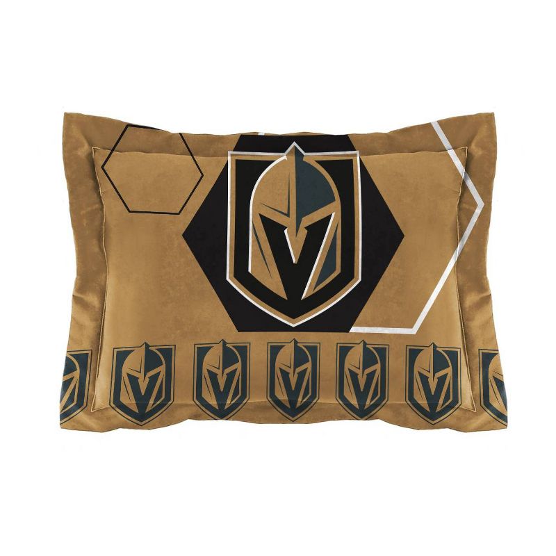 NHL Vegas Golden Knights Hexagon Comforter Set - Twin, 3 of 4