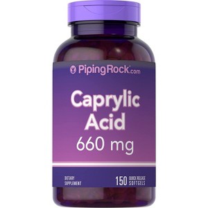 Piping Rock Caprylic Acid 660 mg | 150 Softgels - 1 of 1