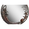 SPI Home Mermaid Round Mirror – 22" Iron Wall Mirror with Coastal Mermaid Frame, Nautical Accent Decor - 3 of 3