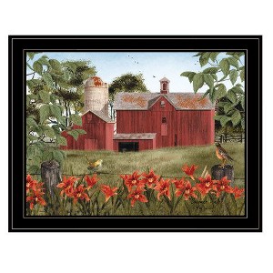 PAGED Modern Framed Wall Art for Living Room, Boho Wall Decor– "Summer Days" by Billy Jacobs, Hang Framed Print, Bathroom Wall Decor - 1 of 4