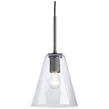 Collbrook Finish Glass Pendant Clear/Black - Signature Design by Ashley