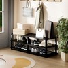HOMLUX 3 Tier Shoe Rack Storage Organizer for Closet Entryway Holds 15 Pairs Easy to Assemble - 3 of 4