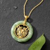 Ross-Simons Jade Tiger Head Pendant Necklace in 18kt Gold Over Sterling Size 18 - 3 of 4