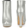 Perphy Women's Pointy Toe Platform Block Heel Ankle Boots - 2 of 3
