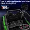 JOYRACER 24V 2 Seater 4WD Ride-On UTV for Kids with Remote Control, 4×100W Motors, 3 Speeds & Bluetooth, XL Seats Electric Off-Road UTV - 3 of 4