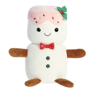 Aurora Medium White Holiday Land of Lils 8.5" Lil' Sprinkle Festive Stuffed Animal