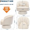 Acekool Barrel Swivel Chair - 2 of 4