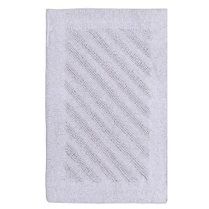 Knightsbridge Shooting Star 220 GSF Reversible Bath Rug 24 x 40 - White - 1 of 4