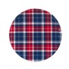 12pc Patriotic Plaid Melamine Dinnerware Set - Certified International - 3 of 4