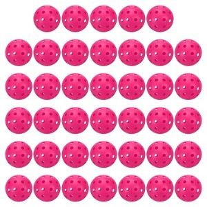 Unique Bargains Durable Precision Technology Good Balance Pickle Ball Balls 40 Pcs - 1 of 4