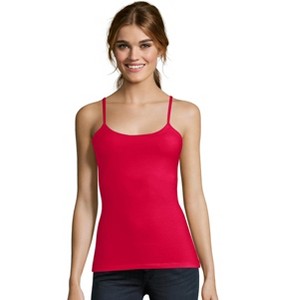 Hanes Women's Stretch Cami with Built-In Shelf Bra - 1 of 1