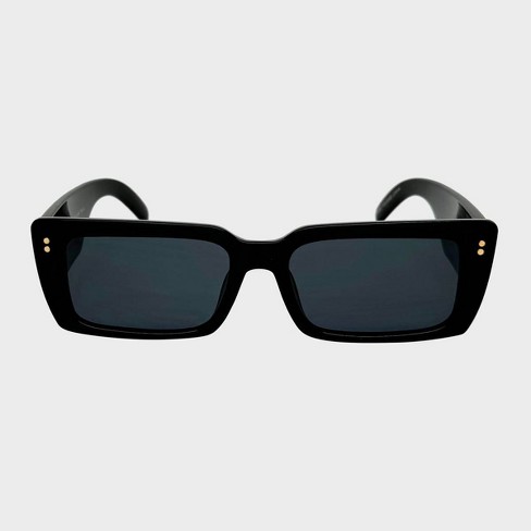 Chunky black sunglasses on sale