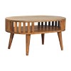 Ariella . Wood Coffee Table | Premium Oak (As Shown) - 3 of 4