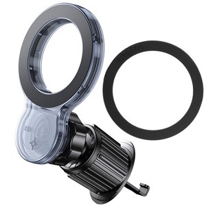 iMountek"Magnetic Car Vent Phone Mount, 360° Rotation, Hands-Free, Compatible with MagSafe & All Phones"Black - 1 of 4