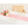 Unique Bargains Wedding Banquets Satin Table Runner 12 x 108 Inches 10 Pcs - 2 of 4