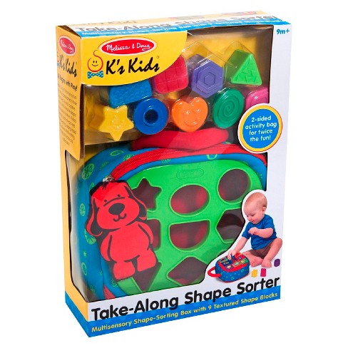 melissa & doug k's kids match and build soft blocks set