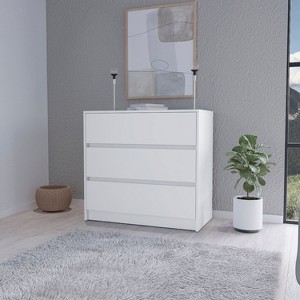 CAVINAS 3-Drawer Dresser for Bedroom, Modern Chest of Drawers,Particle Board Finish Storage Dresser,Bedroom&Entryway Furniture,Floorstanding - 1 of 4
