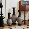 Dexmalle 3Pieces Classic  Vintage Brown Decorative Floor Vase - 4 of 4