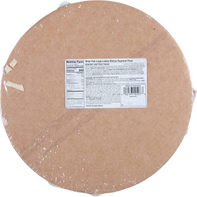 Brew Pub Lotzza Motzza Supreme Frozen Pizza - 26.82oz