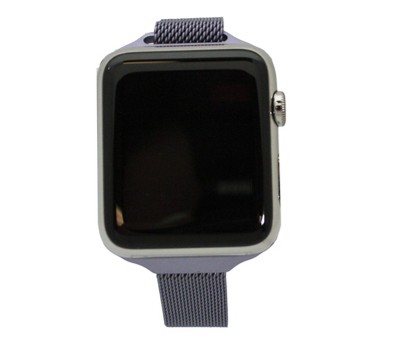 Olivia Pratt Solid Skinny Mesh Apple Watch Band