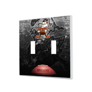 NFL AFC Historic Teams Legendary Hidden-Screw Light Switch Plate for Double Toggle - 1 of 4
