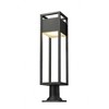 Z-Lite Barwick 1 - Light Lantern in  Black - 4 of 4