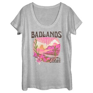 Women's Lost Gods Badlands South Dakota T-Shirt - 1 of 4