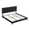 Upholstered Platform Bed Frame ,Wood Slat Support, Easy Assembly - 4 of 4