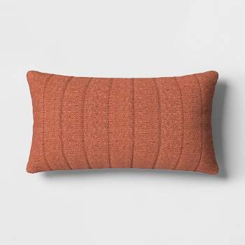 Oversized Channeled Boucle Lumbar Throw Pillow - Threshold™