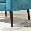NicBex Accent Chair Upholstered Comfortable Chenille Reading Chair with Wood Legs Lounge Chair Reading Chair Comfy Chair for Living Room, Teal - 4 of 4