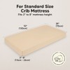KeaBabies 2pk Soothe Fitted Crib Sheets Neutral, Organic Baby Crib Sheets, Fits Standard Nursery Baby Mattress - 3 of 4