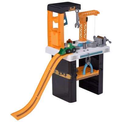 Qaba 54 Piece Tool Workshop Kids Tool Set Workbench and Construction Toy for Ages 3+
