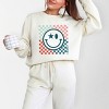 Simply Sage Market S.W.Smiley American Smile Lightweight Garment Dyed Sweatshirt - 2 of 4