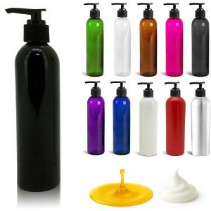 Royal Massage 8oz Bullet Round Massage Oil/Lotion/Liquid Bottle with Saddle Pump - 1 of 4