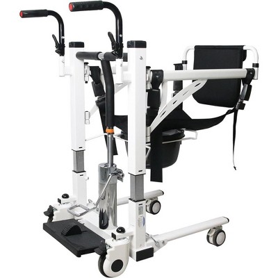 Foldable Patient Transfer Lift Chair Portable Car Bathroom Wheelchair Hydraulic