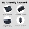 FIONECA 2.5HP Under Desk Treadmill ¨C Compact Walking Pad with LED Display & Remote, 265 lbs Capacity, Black - 4 of 4