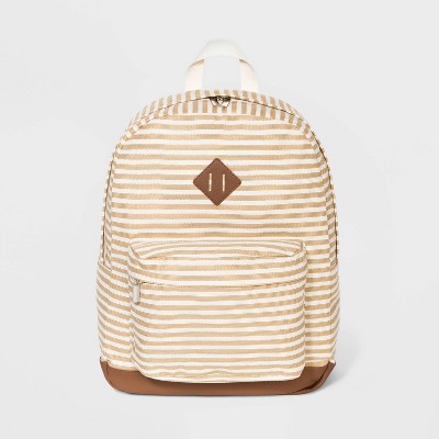 target striped backpack