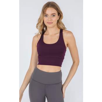 Strong and Humble Purple Longline Sports Bra – Strong and Humble