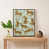Cat Coquillette Tiger Collection Mint Orange Art Canvas - Society6 - 3 of 4