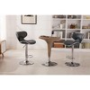 NicBex Dining Chairs Set of 2 Stool Upholstered Chair Airlift Adjustable Swivel Barstool with Chrome Base for Kitchen, Home Bar - 3 of 4