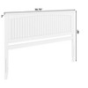 AFI Furnishings Nantucket King Headboard with Turbo Charger in White - 4 of 4
