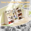 4 Tier Kids Bookshelf, Kids Book Shelf for Kids Rooms, Wood Children Bookcase,Baby Storage Book Rack,Toddler Bookshelf - 3 of 4