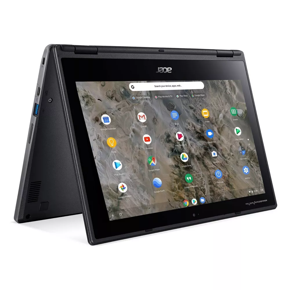 Acer 11.6" Convertible Touchscreen Chromebook Laptop with Chrome OS - AMD A-Series Processor - 4GB RAM - 32GB Flash Storage - Black - R721T-62ZQ