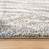 World Rug Gallery Marble Swirl Shag Rug – Blue – Medium Pile – Great for Living Room, Bedroom, or Entryway - BLUE 2'3"x12' - 3 of 4