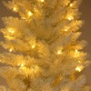 Christmas Tree, Artificial Christmas Tree – 6.5ft 719 Branches with Fiber Optics, No Pine Cones, US Plug, Sturdy Metal Base, Easy 3-Step Setup - 3 of 4