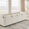 VANOMi Chenille Sectional Sofa with Ottoman - 3 of 4