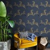 Brewster Denim Zebra Safari Scalamandre Self Adhesive Wallpaper: NuWallpaper Removable Jungalow Temporary Decor - 3 of 4