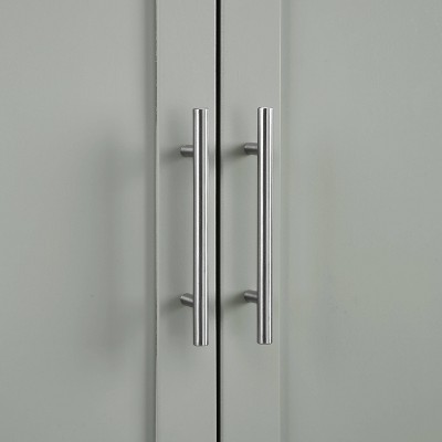 Savannah 40'' Grey Driftwood Shaker-Style Tall Storage Pantry