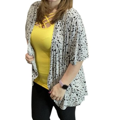 Women's Art Deco Swirl Cardigan - honeyme