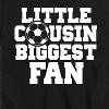 Boys' - Instant Message - Little Cousin Biggest Soccer Fan Short Sleeve Graphic T-Shirt - 2 of 4